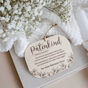 Cadeaux de baptême pour filleul - Cadeau de baptême personnalisé - Panneau en bois gravé pour bébé