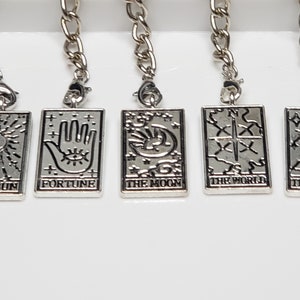 Tarot Card Jewelry Set - Sun, Moon, Star, Fortune, World