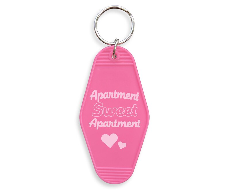 Apartment Sweet Apartment Motel Keychain Cute Retro Style Etsy