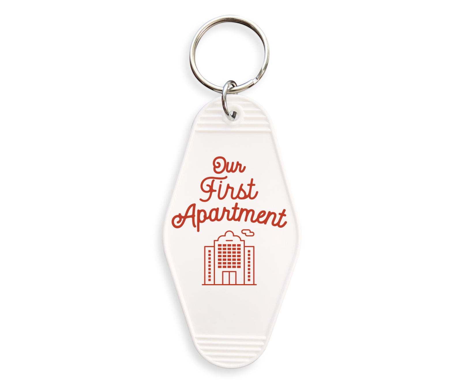 Our First Apartment Motel Keychain Cute Retro Style Apartment Etsy