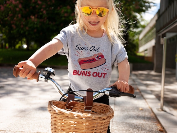 Suns Out Buns Out Toddler and Youth Tee, Femfetti Kids, Cute Summer Shirt, Toddler Graphic Tee