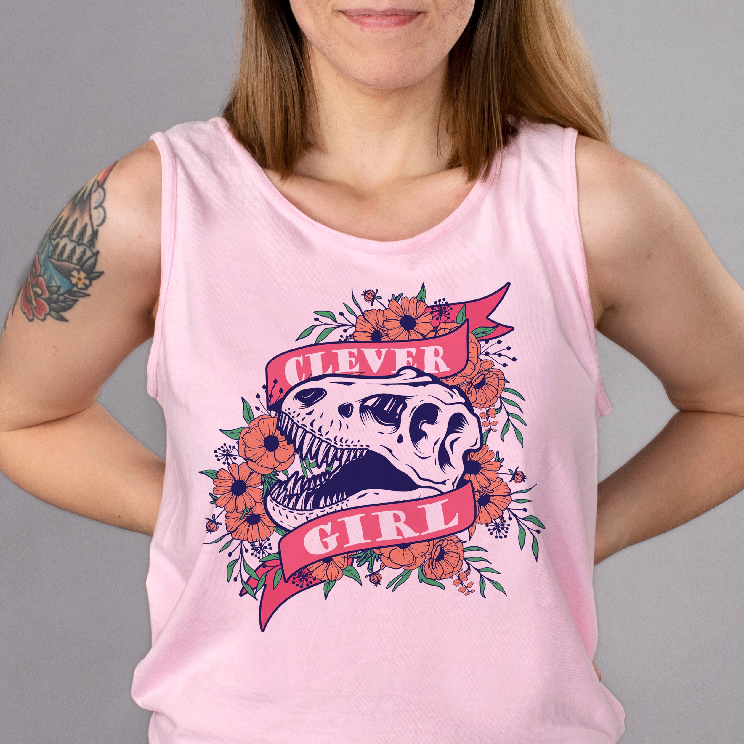 Clever Girl Comfort Colors Unisex Tank 