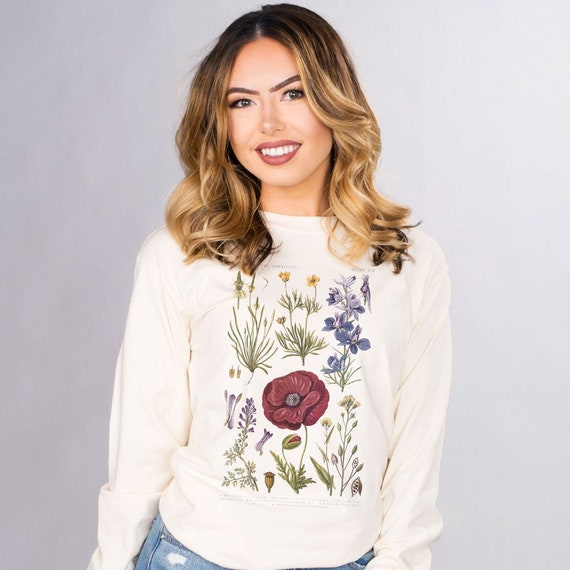 Floral Botanical Chart Ivory Comfort 