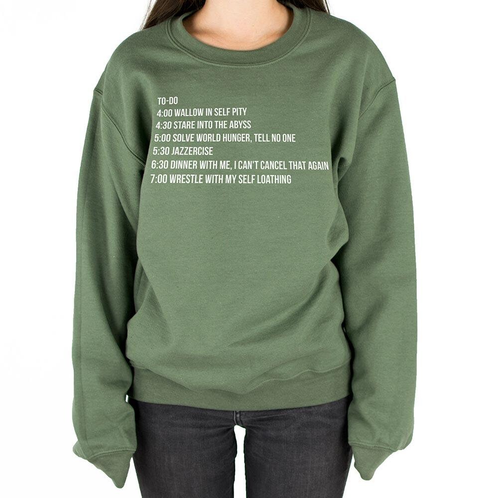 List Crewneck Sweatshirt Cute Christmas 