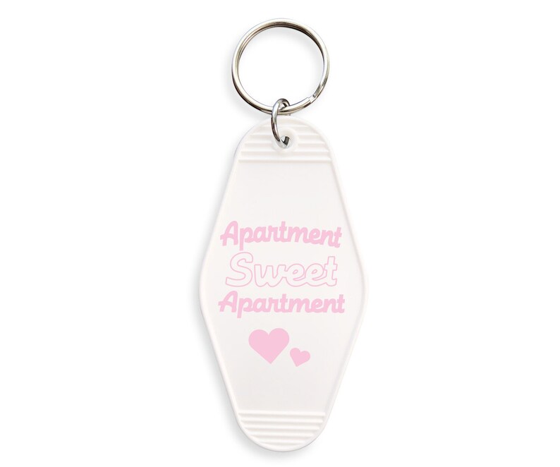 Apartment Sweet Apartment Motel Keychain Cute Retro Style Etsy