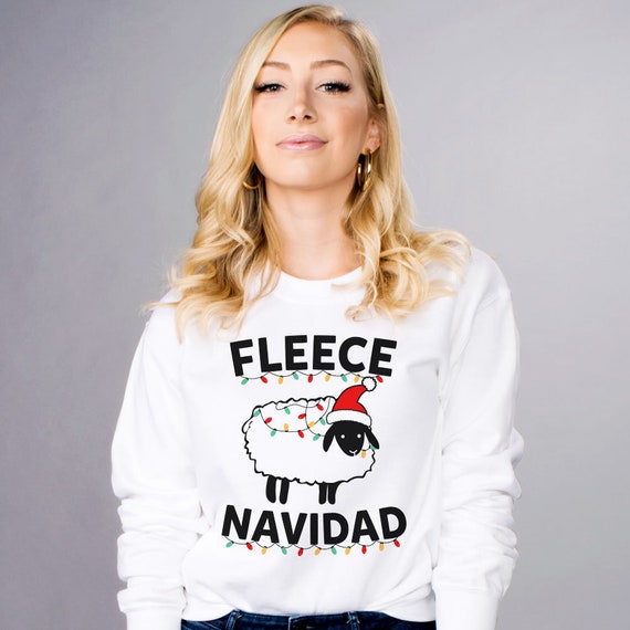 Fleece navidad 2025 christmas sweater