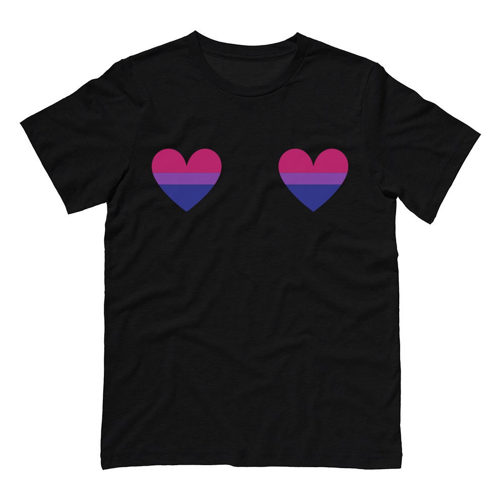 Bisexual Boobs Pride Unisex T-shirt Pride Parade Festival - Etsy