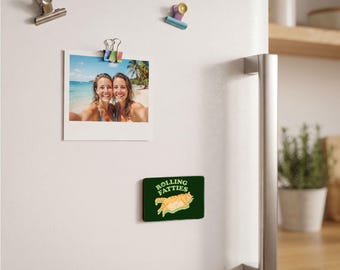 Rolling Fatties 3x2 Decorative Fridge Magnet, Stoner Gift