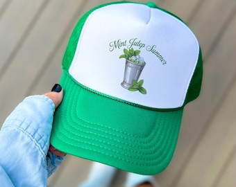 Mint Julep Summer Mesh Back Trucker Hat