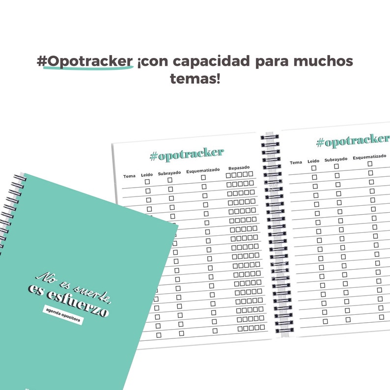 Agenda Opositora, Agenda para Opositores, Agenda para Opositar, Agenda Oposiciones, Agenda Opositor, Planificador Opositores y Oposiciones imagen 8