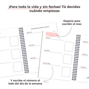 Agenda Opositora, Agenda para Opositores, Agenda para Opositar, Agenda Oposiciones, Agenda Opositor, Planificador Opositores y Oposiciones imagen 4