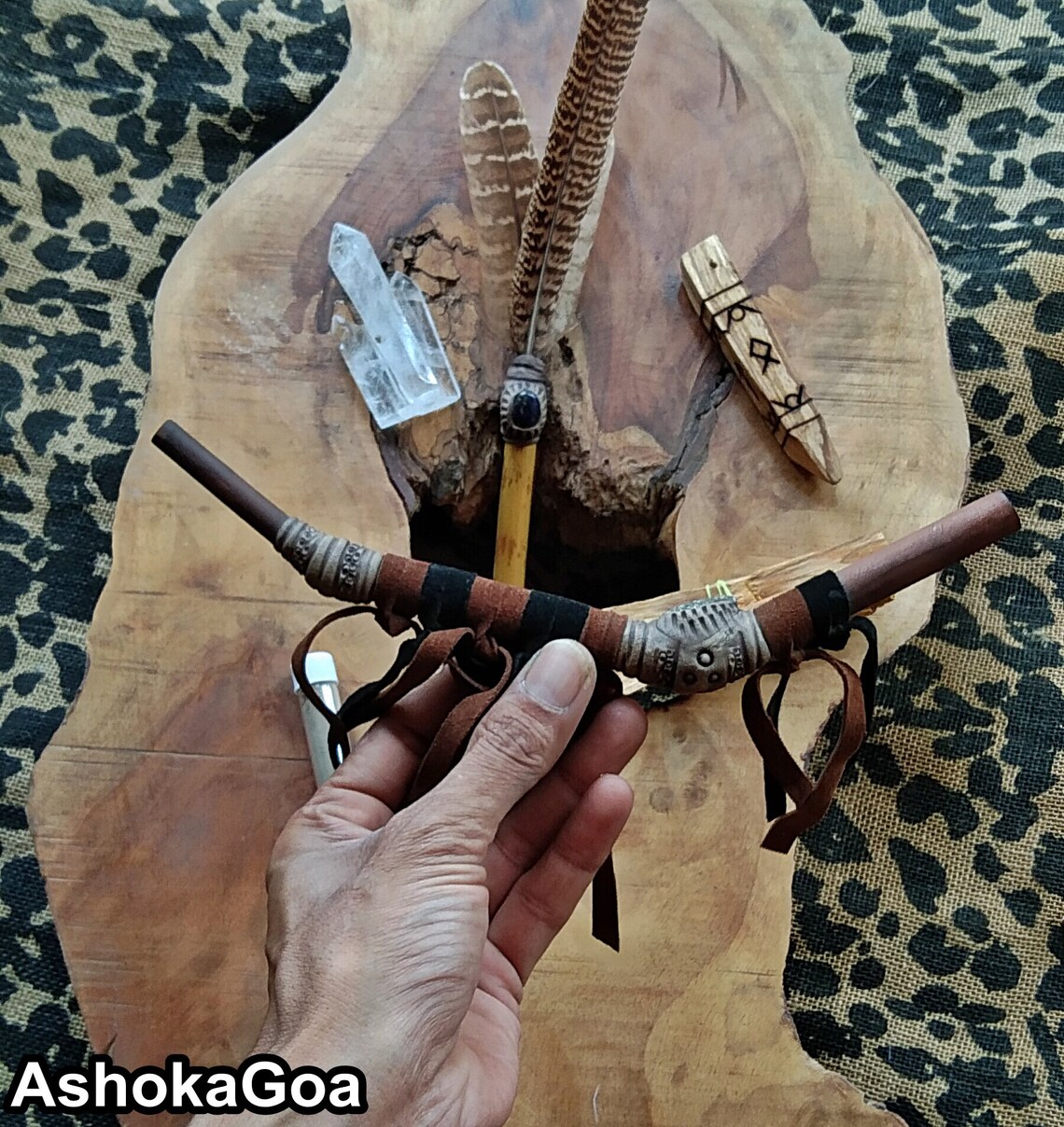 Tepi shamanic snuff applicator pipe for Rapé kuripe pipe Etsy