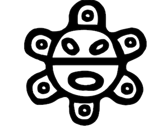 Taino sun and coqui digital download file cricut png