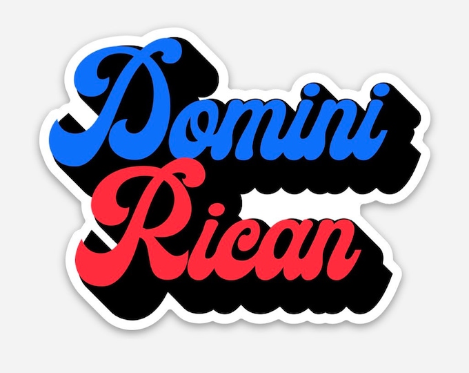 DominiRican 3” Stickers