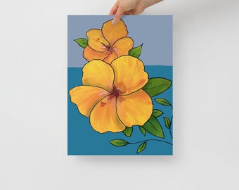 Amapola Flower Poster