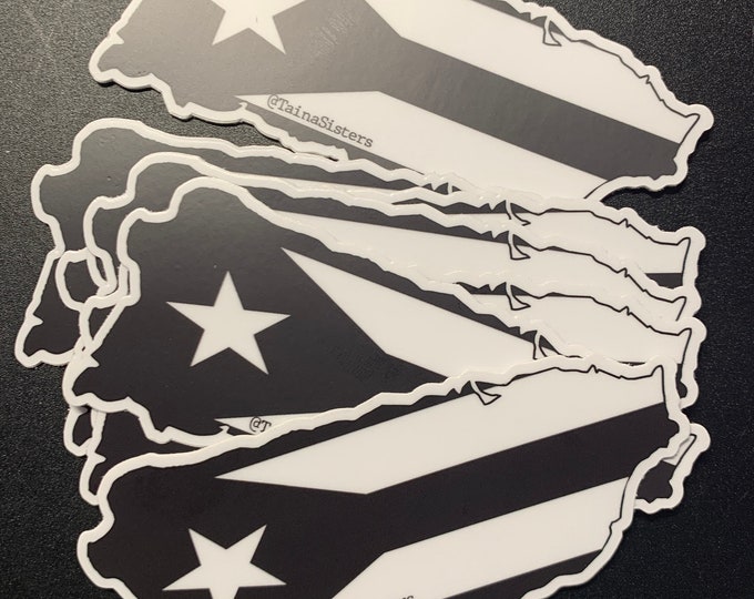 Black resistance flag Puerto Rico