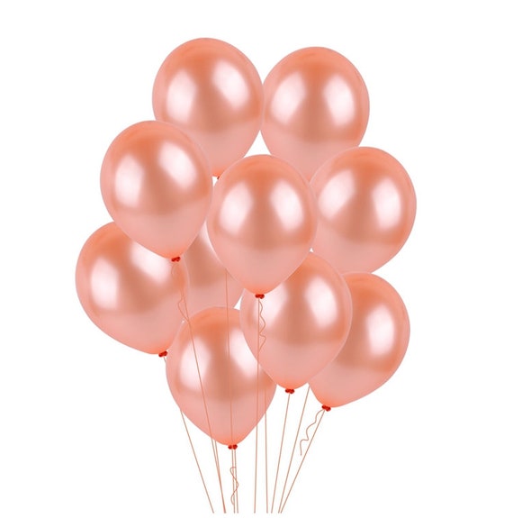 Rose Gold Latex Balloons Baby Shower Balloons 1st Birthday Balloons Kids Party Balloons Ceiling Balloons