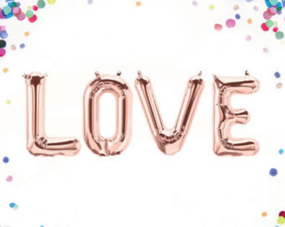 Love I Love You Gold Multi Colour Silver  Party & Decoration Balloon Banner Kit Air Fill Only 16 Happy Valentine