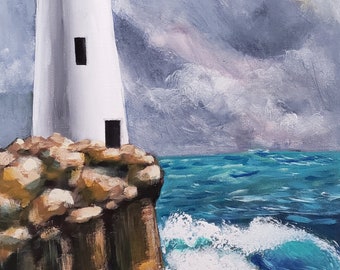 Lighthouse in a Storm