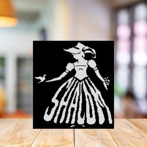 Shalom Lady (Peace Lady) Counted Cross Stitch Pattern