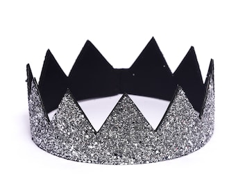 Crushed Diamond Crystal Crown || Unisex || Adjustable with Strap || One Size Fits All