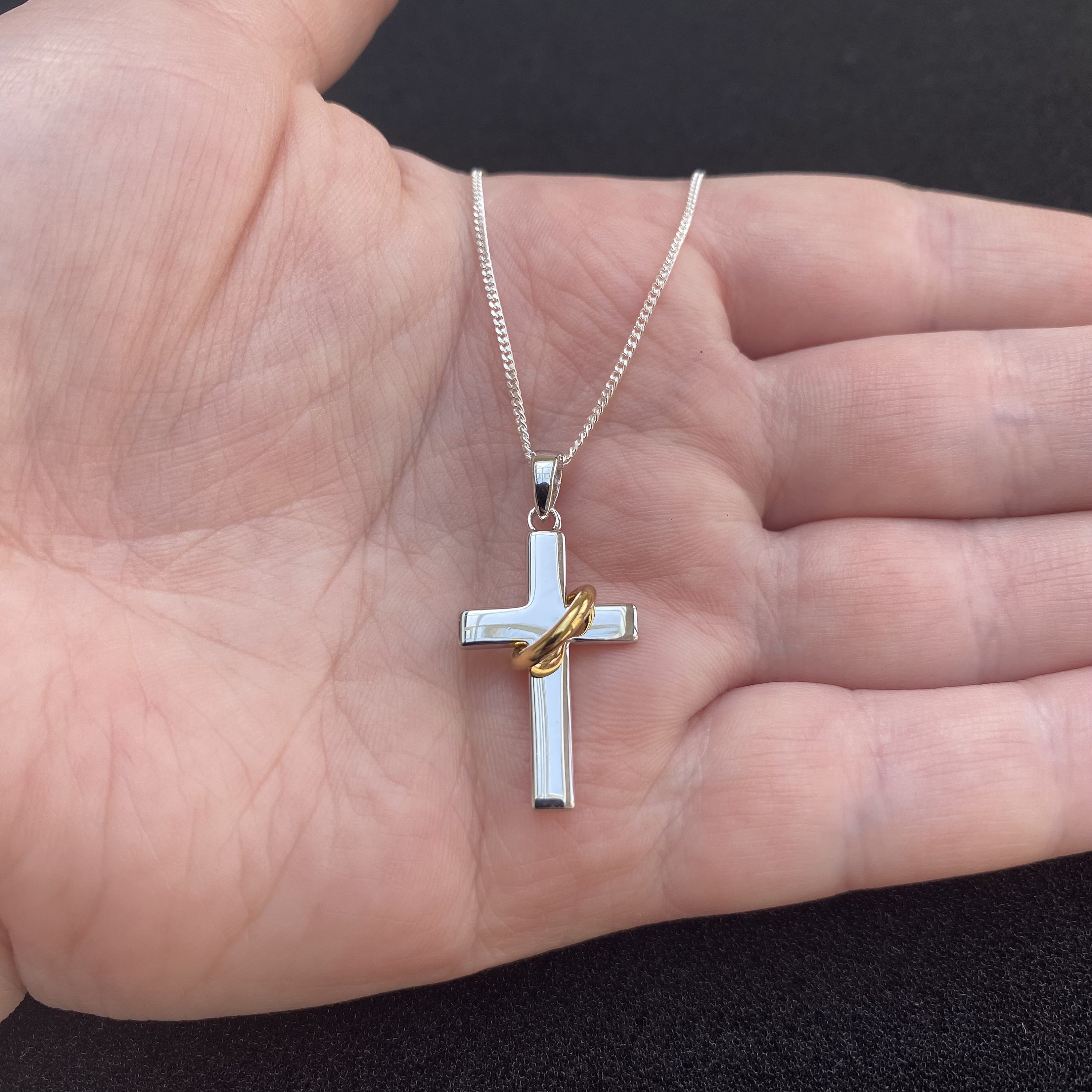Sterling Silver Cross Necklace