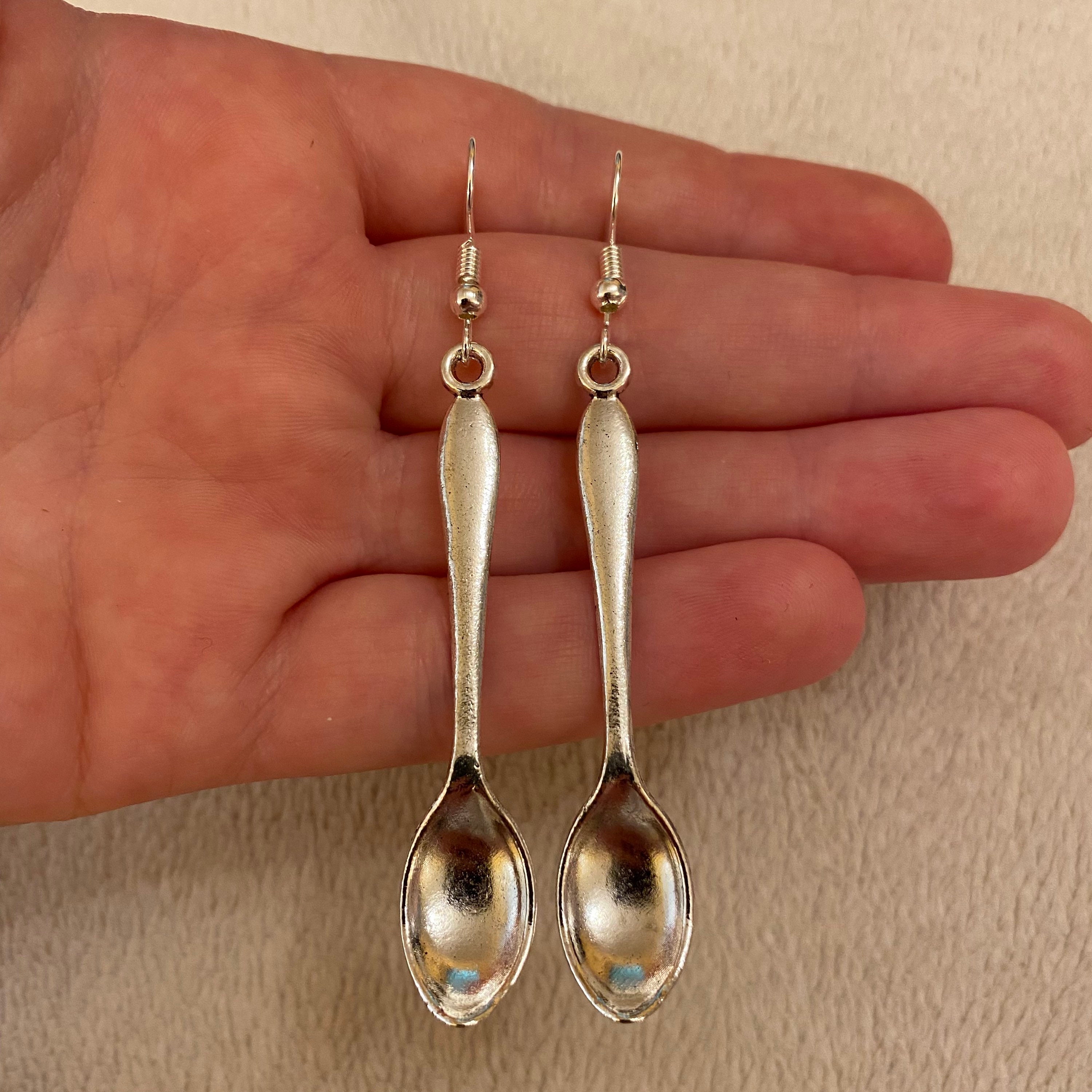 Spoon earrings deals