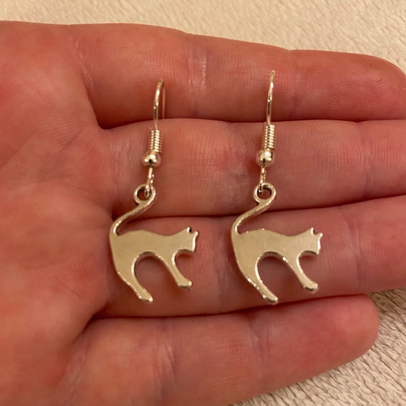 Orecchini Pendenti In Argento 925 Con Pietra Occhio Di Gatto – Goccia Bianco/Rosa/Verde, Regalo Donna