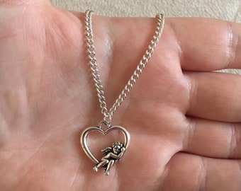 Amor / Engel Anhänger, Amor kette, silber engel kette, Amor kette, Amor kette, silber engel kette, Amor kette, silber engel kette, Amor kette, silber kette