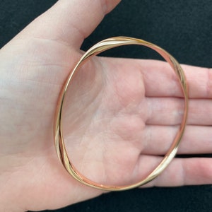 SILVER925 TWIST PLATE BANGLE/シルバー/ブレスレット 想像を超えての Bangle Twist - 1 シルバー）【納期 - Silver