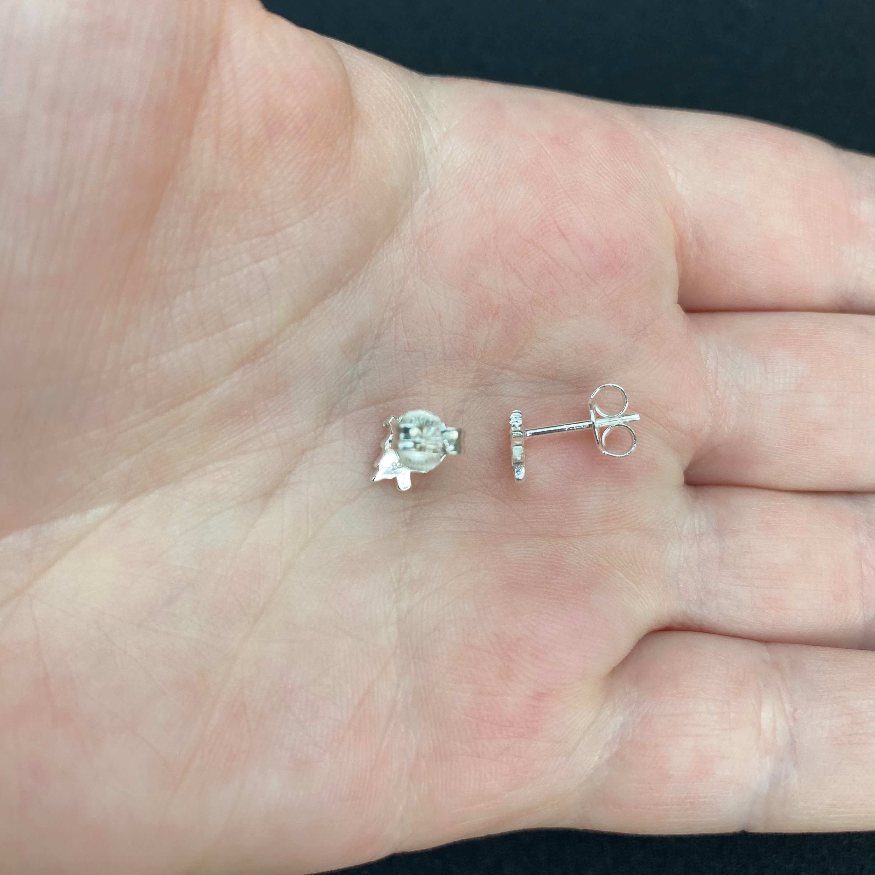 Orecchini A Perno Albero Di Natale In Argento 925 Placcato Oro – Alexander Castle In Scatola Regalo