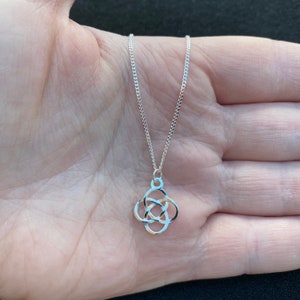 Sterling silver necklace with Celtic pendant, sterling silver Celtic necklace, Celtic jewellery