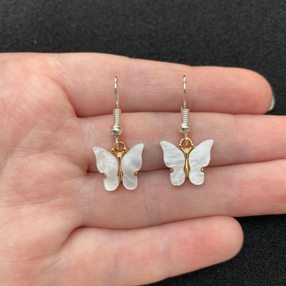 Butterfly earring charms discount