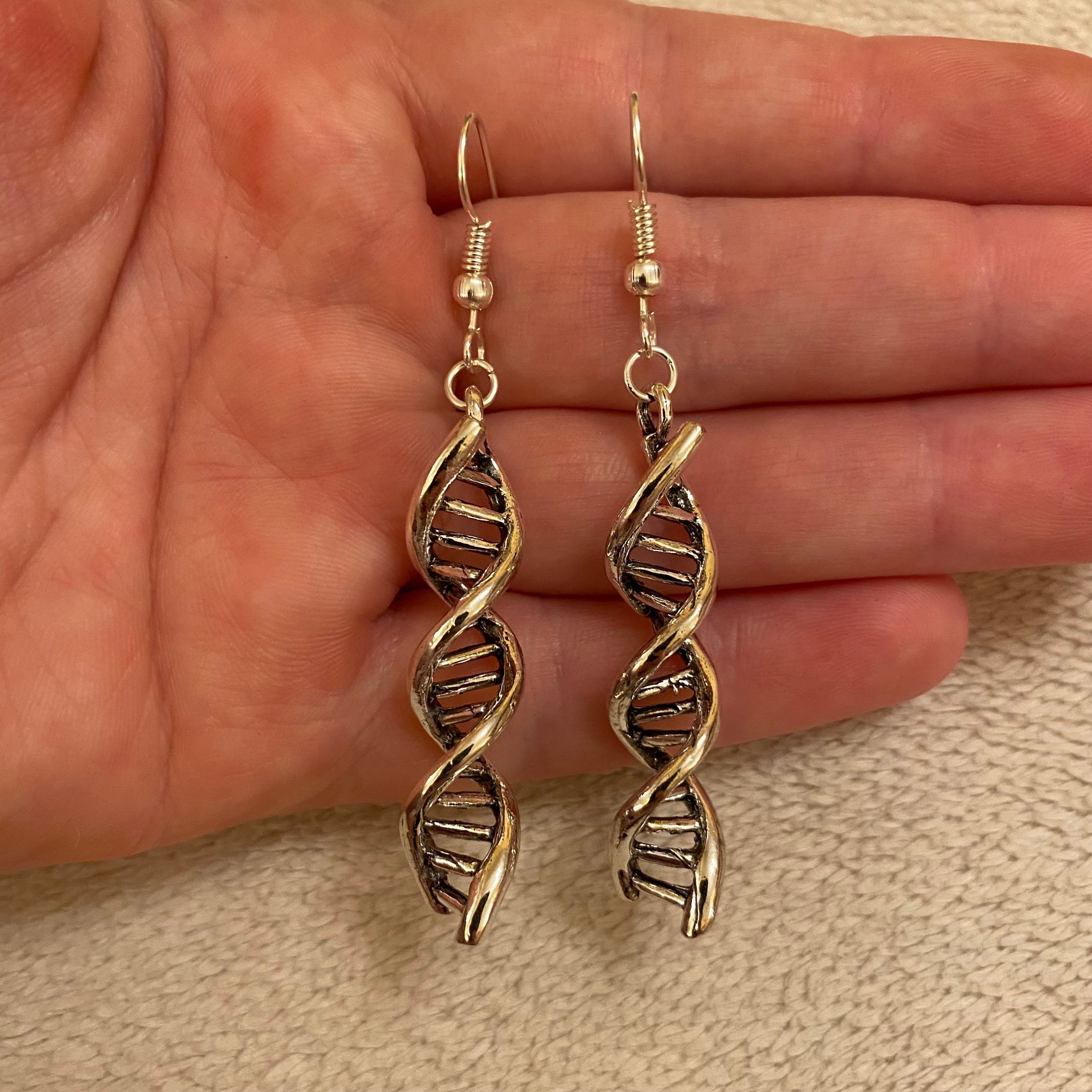 Dna outlet helix earrings