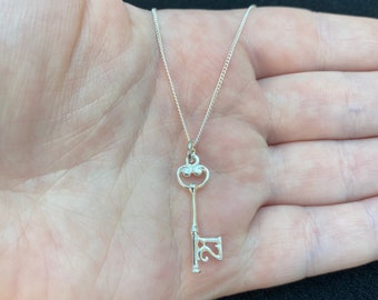 ★SENTIMENTS★ NO.472 [SILVER] KEY X4 NECKLACE Sterling Silver Key Necklace – alexandreasjewels