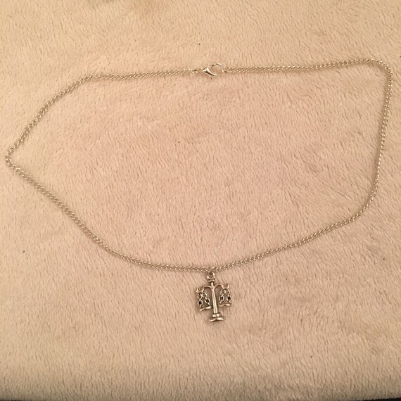 Scales of justice pendant deals