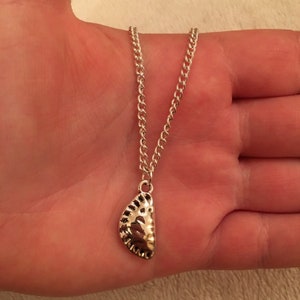 Silver chain necklace with silver Cornish pasty charm, Cornish pasty necklace, food jewellery, secret Santa gift, stocking filler