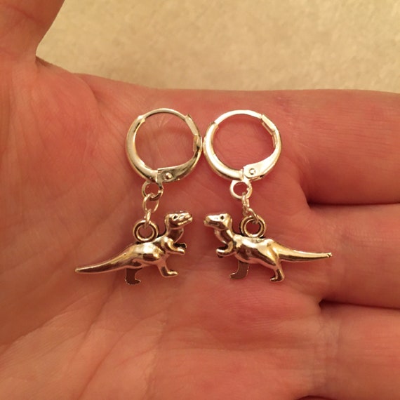 Dinosaur hotsell hoop earrings