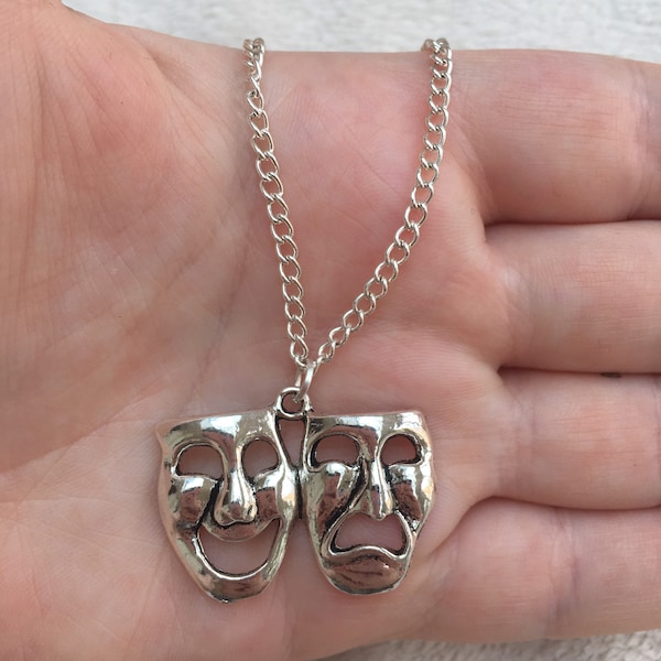 Drama Masks Charm Etsy