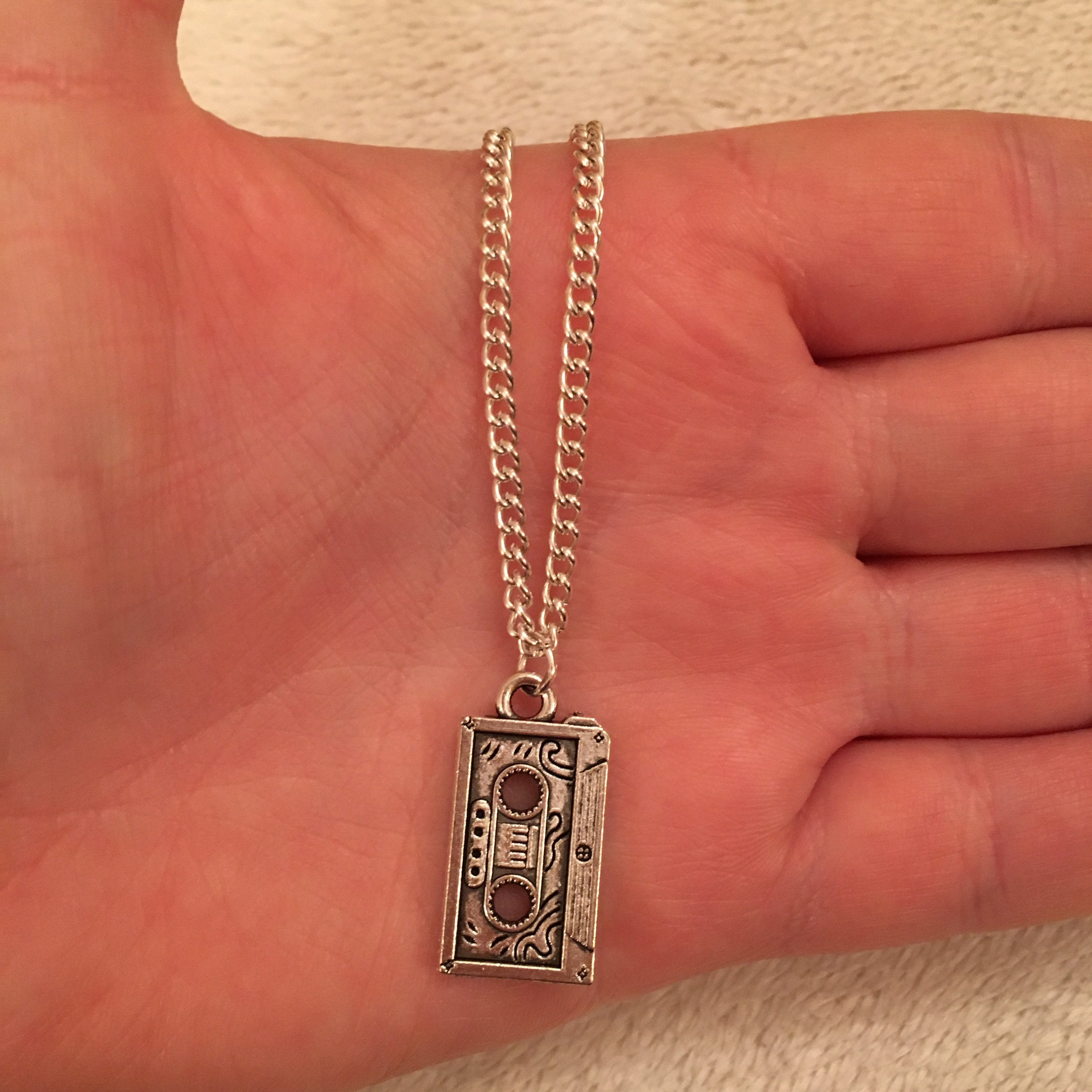 Mixtape cheap charm necklace