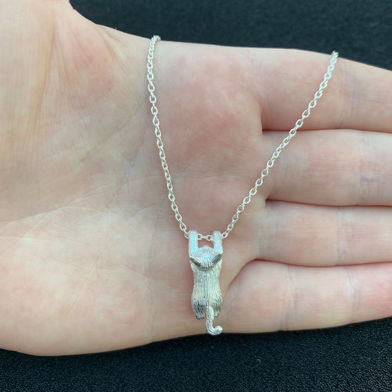 Cat necklace pendant deals