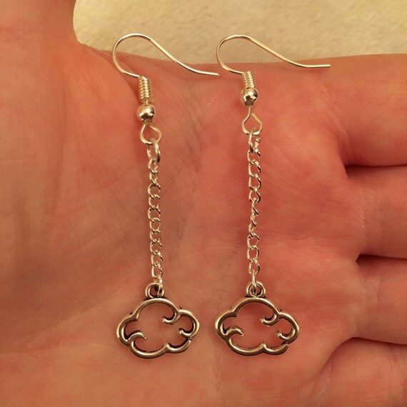 Cloud charm outlet drop earrings