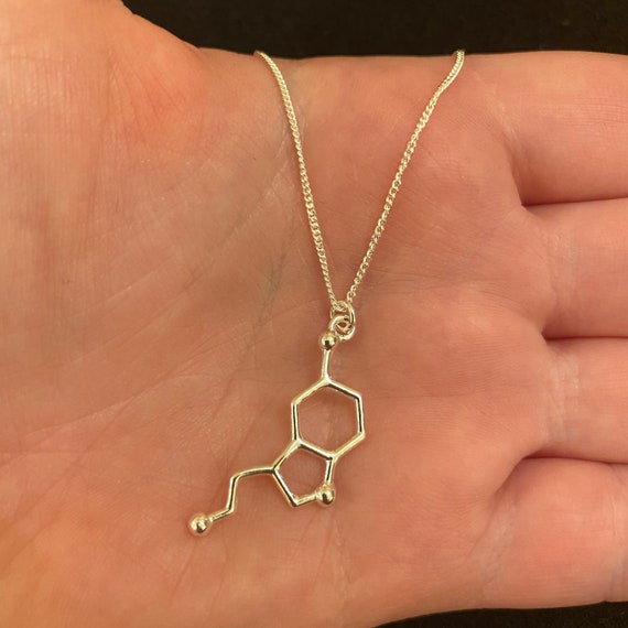 Serotonin necklace shop sterling silver