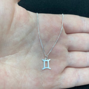 Etsy shop gemini necklace