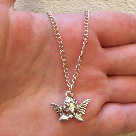 Sterling silver cherub necklace Sterling silver cherub necklace