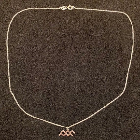 URONE Collana Acquario In Argento Sterling 925 – Ciondolo Zodiacale Con Catena – Regalo Per Donne E Uomini – Confezione Regalo