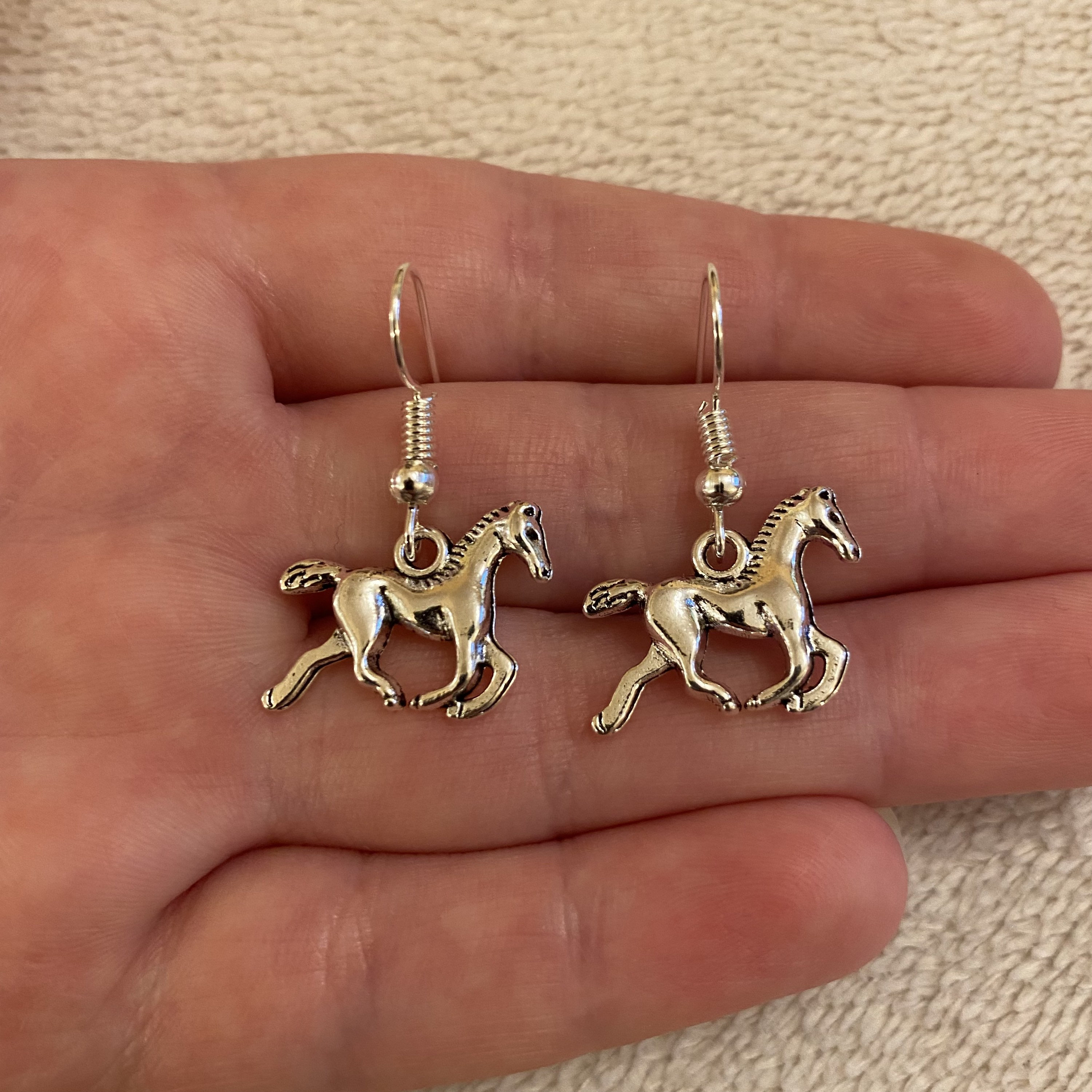 Horse earrings deals