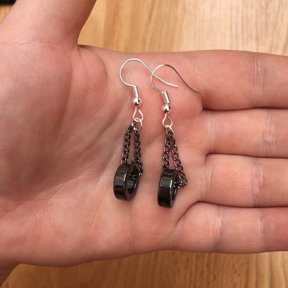 Gunmetal grey best sale earrings
