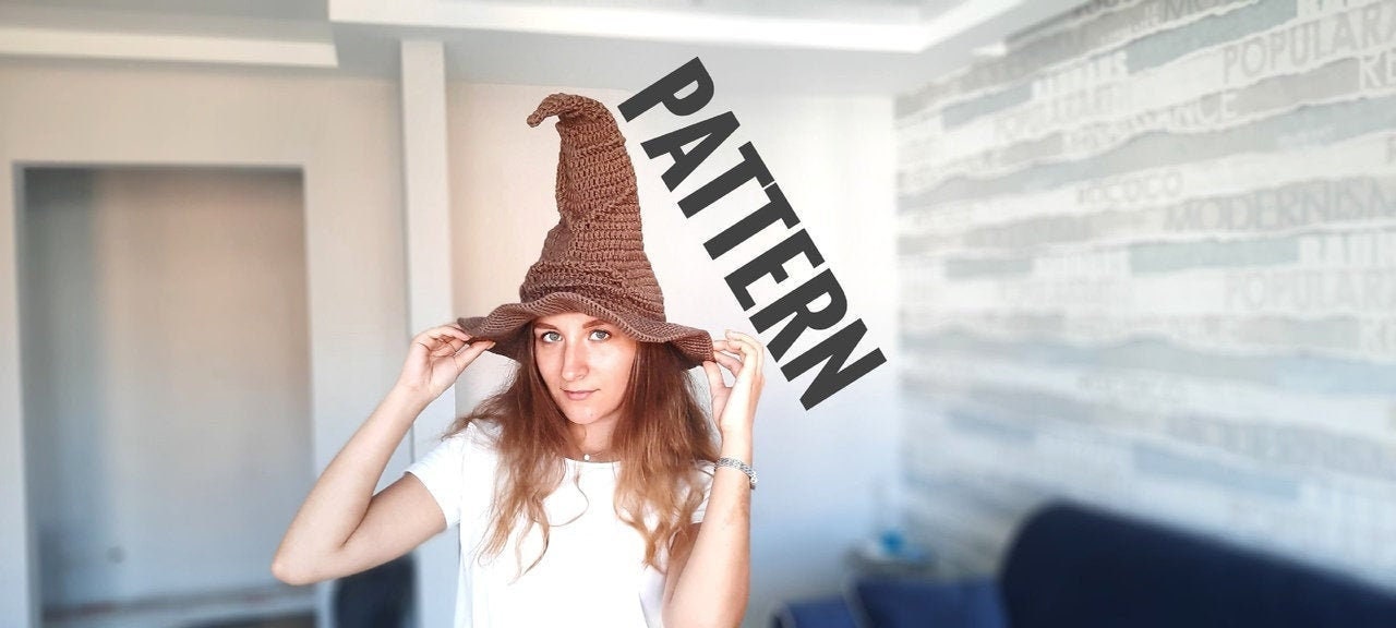 PATTERN Inspired Sorting Hat / Party pattern / Halloween Hat / Etsy