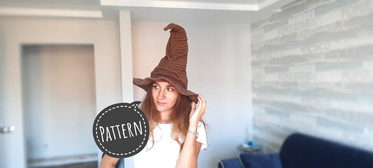 PATTERN Inspired Sorting Hat / Party pattern / Halloween Hat / Etsy